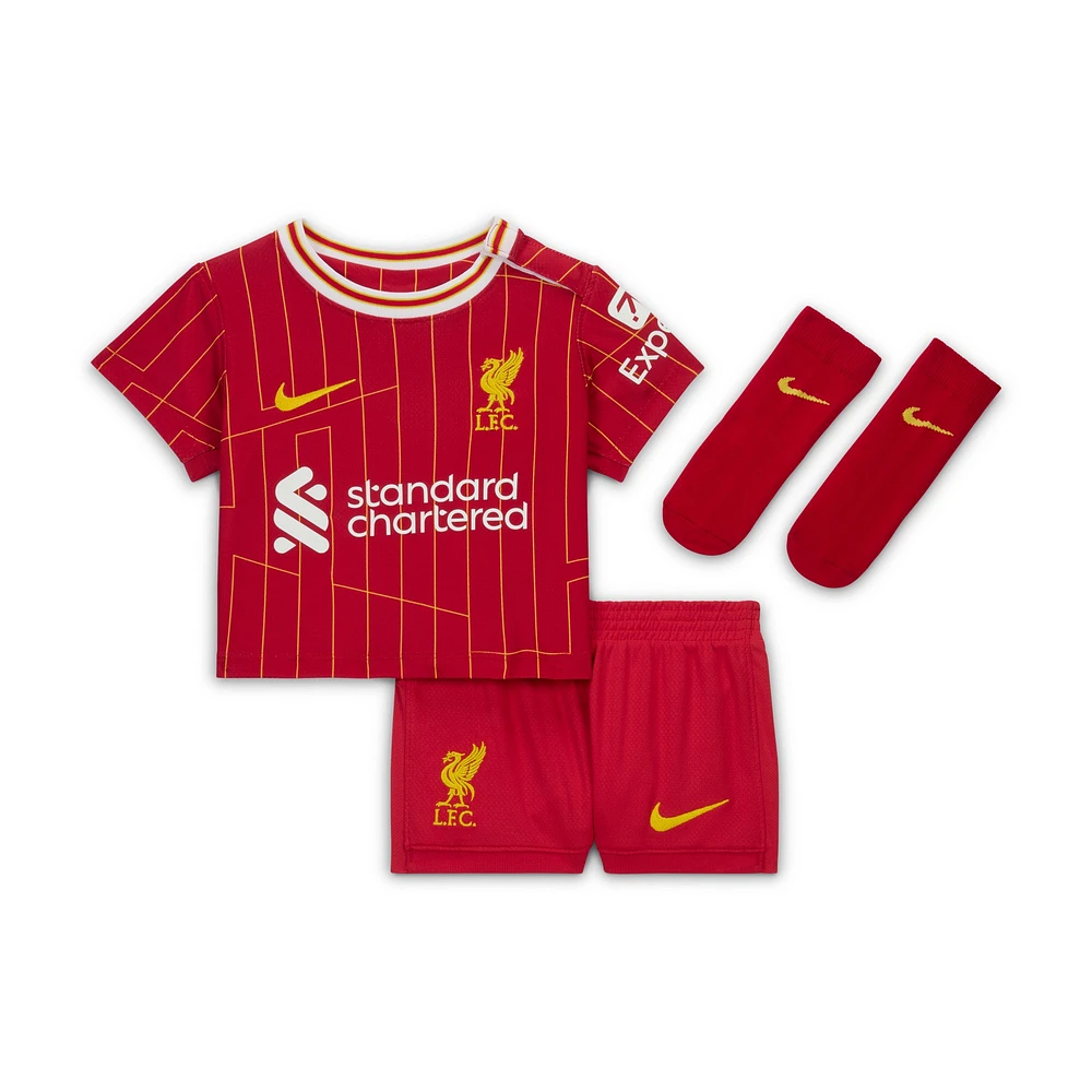 Infant Nike  Red Liverpool 2024/25 Home Stadium Kit Set