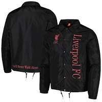 Veste Liverpool Coaches Full Snap Homme Noire