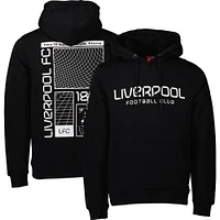 Sweat à capuche noir Liverpool pour homme