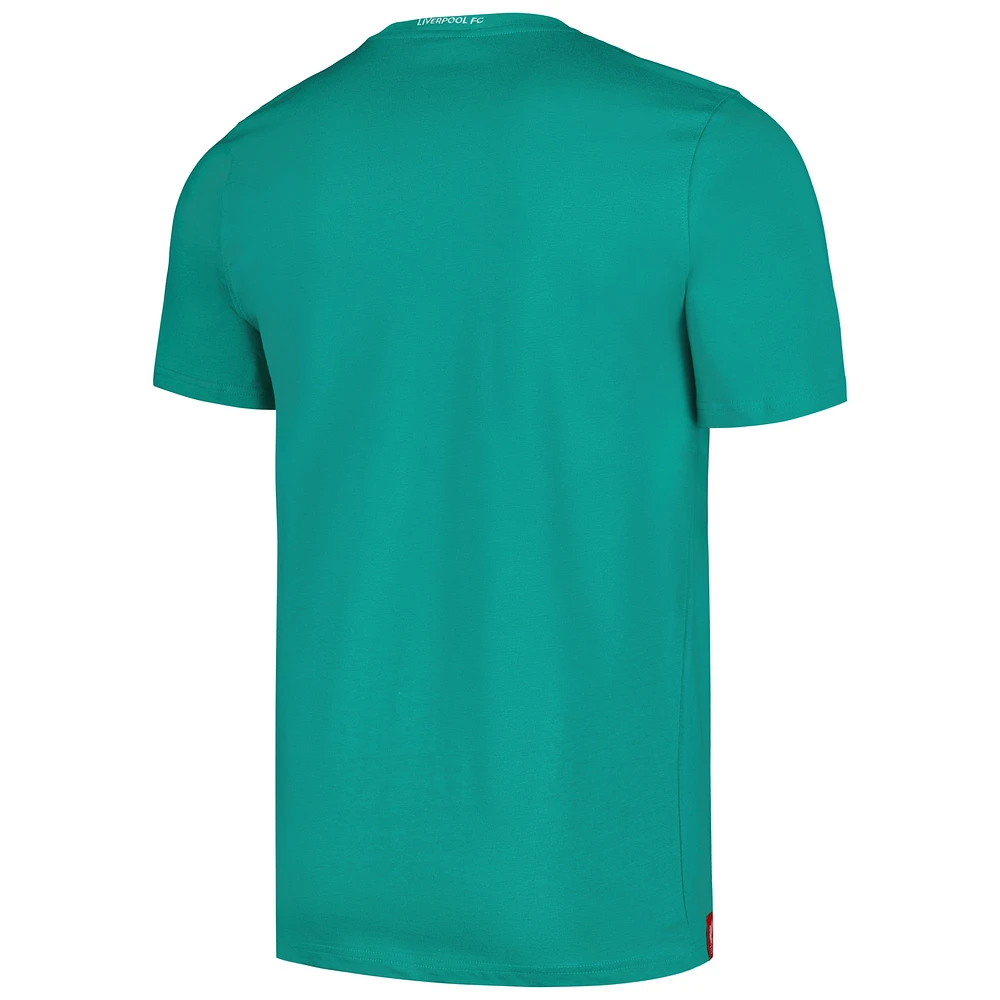 Men's Green Liverpool Established Relaxed Fit T-Shirt