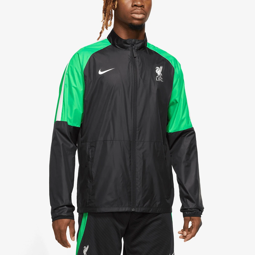 Men's Nike Black Liverpool Academy AWF Raglan Full-Zip Jacket