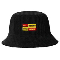 Chapeau bob en velours côtelé Nike Liverpool noir pour homme