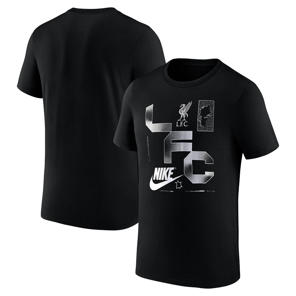 Men's Nike Black Liverpool Futura T-Shirt