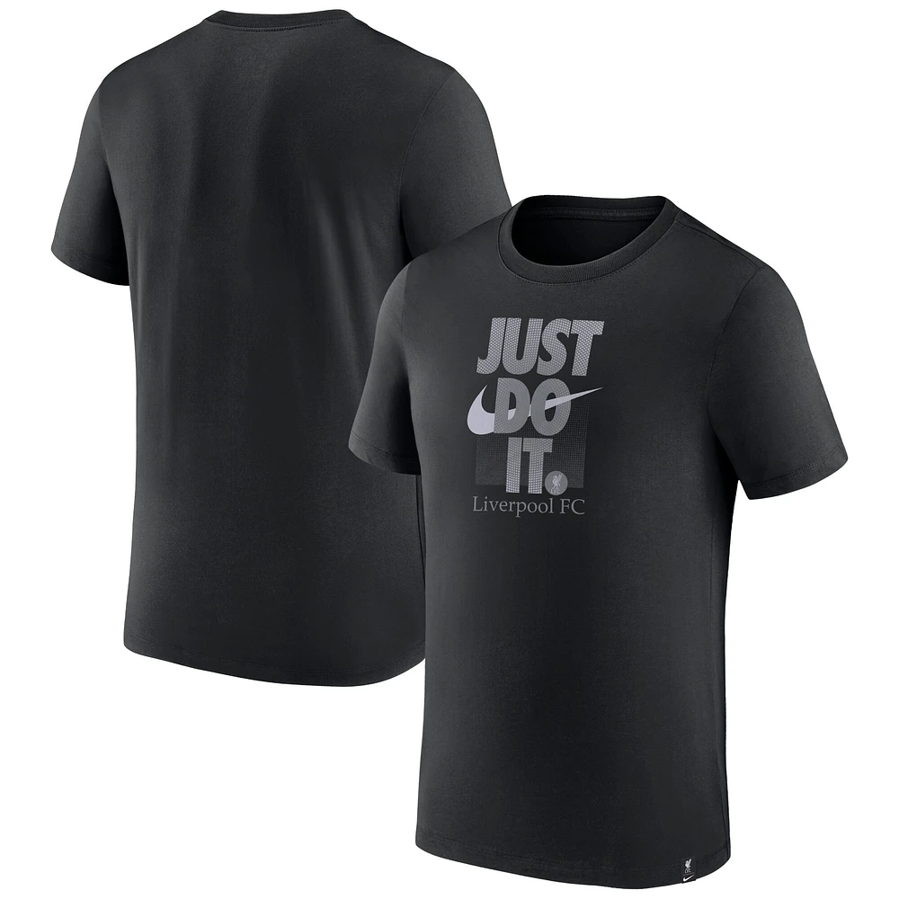 Men's Nike Black Liverpool Just Do It T-Shirt