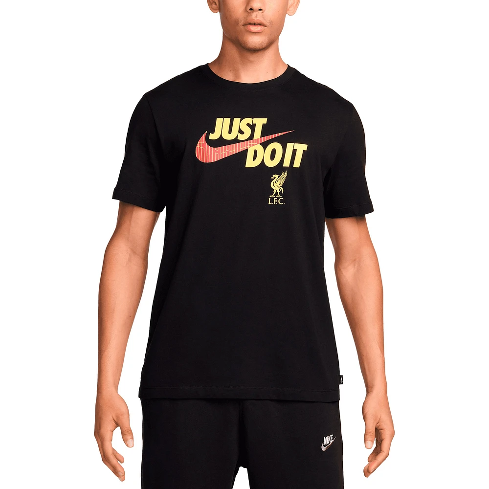 Men's Nike  Black Liverpool Just Do It T-Shirt