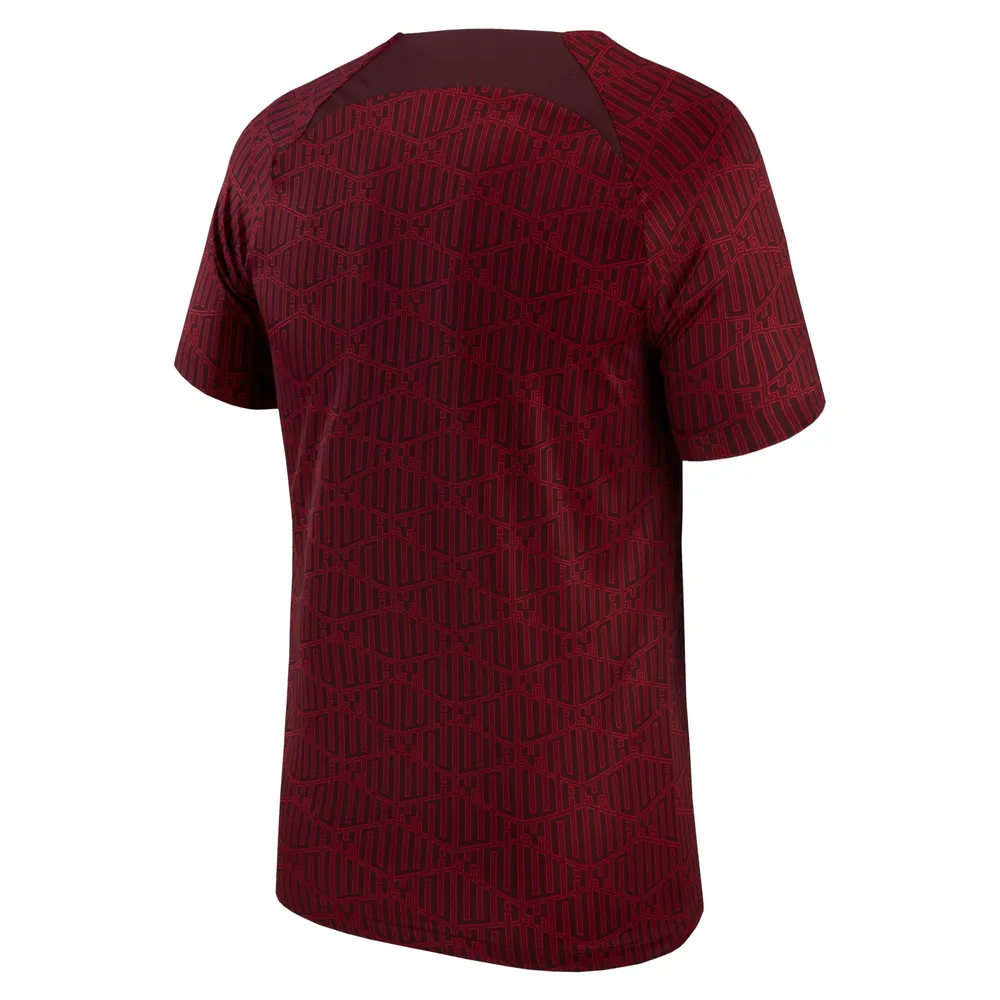 Haut d'avant-match Liverpool 2022/23 Homme Nike Bordeaux