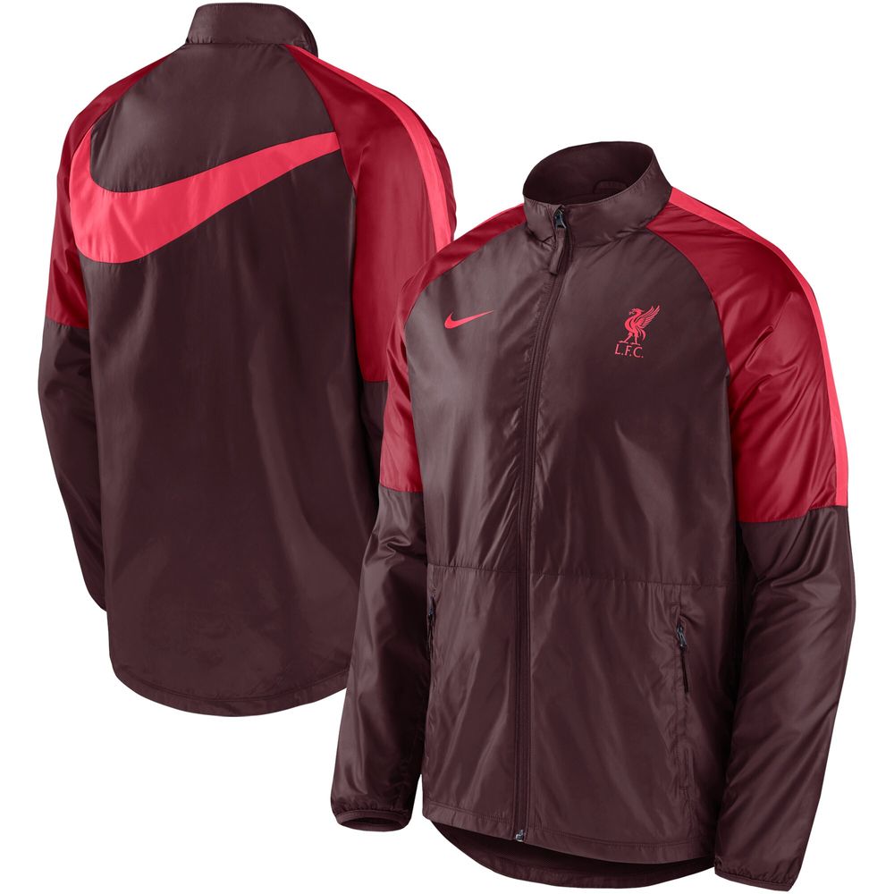 Men's Nike Burgundy Liverpool Academy AWF Full-Zip Jacket