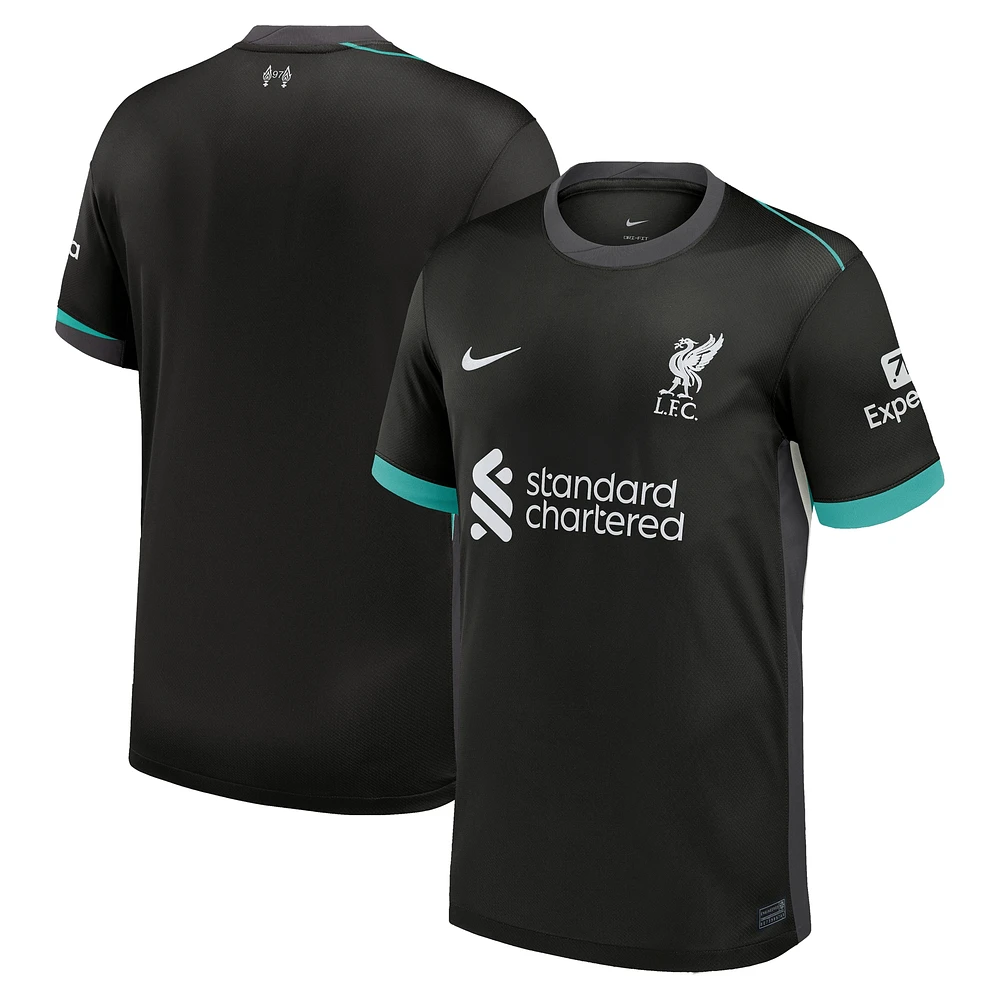 Men's Nike Forest Green Liverpool 2024/25 Away Replica Blank Jersey