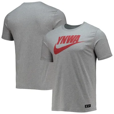 Liverpool Nike Voice Logo T-Shirt - Gray