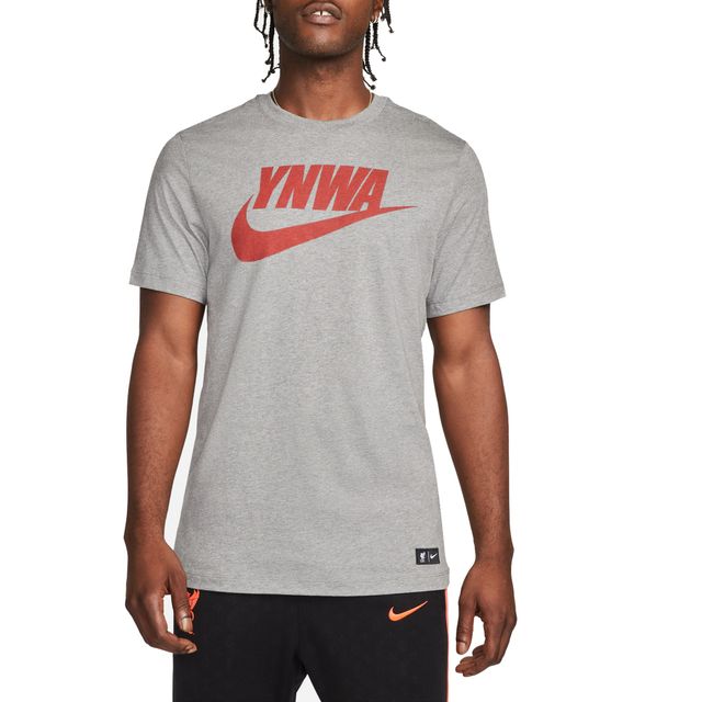 Nike Men's Nike Gray Liverpool Voice Logo T-Shirt