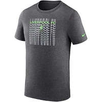 T-shirt de performance Nike Liverpool RLGD pour homme, noir chiné