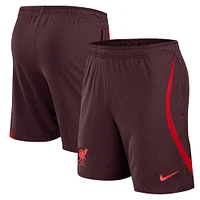 Men's Nike Maroon Liverpool 2022/23 Strike Performance Shorts