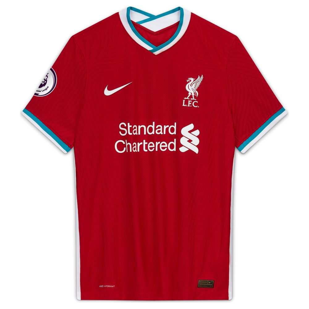 Nike Mohamed Salah Red Liverpool 2020/21 Home Authentic Player Jersey