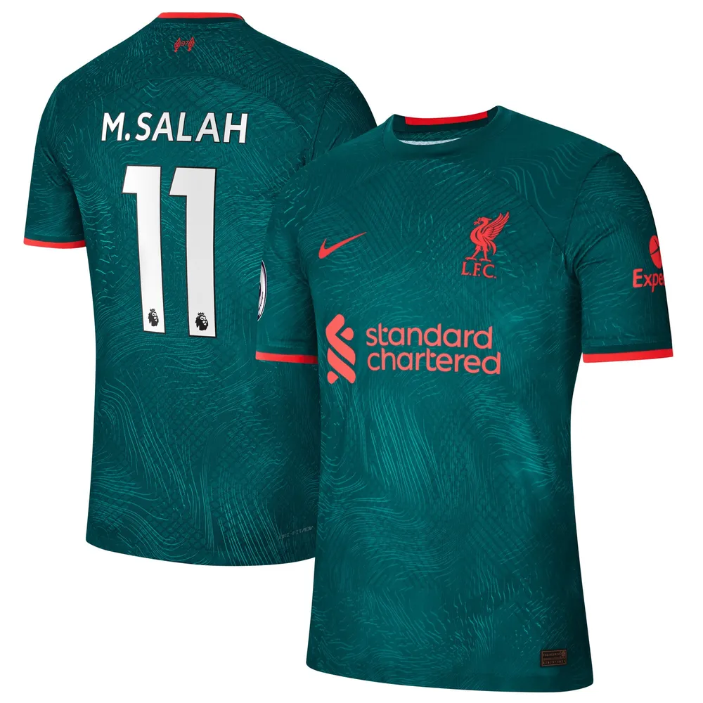 rangle Rug Kæmpe stor Lids Mohamed Salah Liverpool Nike 2022/23 Third Authentic Player Jersey -  Teal | The Shops at Willow Bend