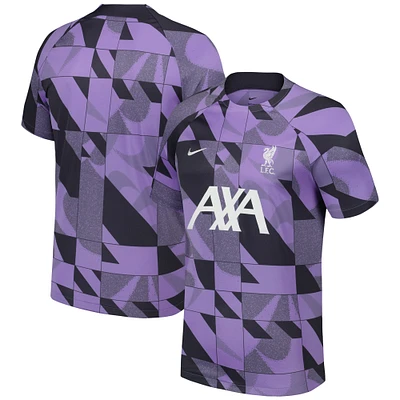 Haut d'avant-match Nike violet Liverpool 2023/24 Academy Pro pour Homme