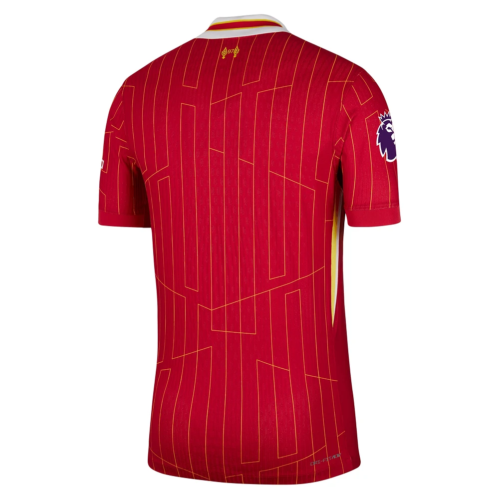 Maillot Nike Rouge Liverpool 2024/25 Domicile Authentique Homme