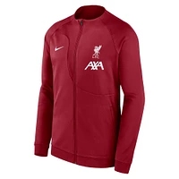 Men's Nike Red Liverpool Academy Pro Anthem Fitted Raglan Performance Full-Zip Jacket