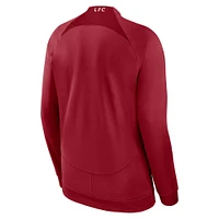 Veste ajustée à fermeture éclair intégrale Nike Liverpool Academy Pro Anthem pour homme rouge