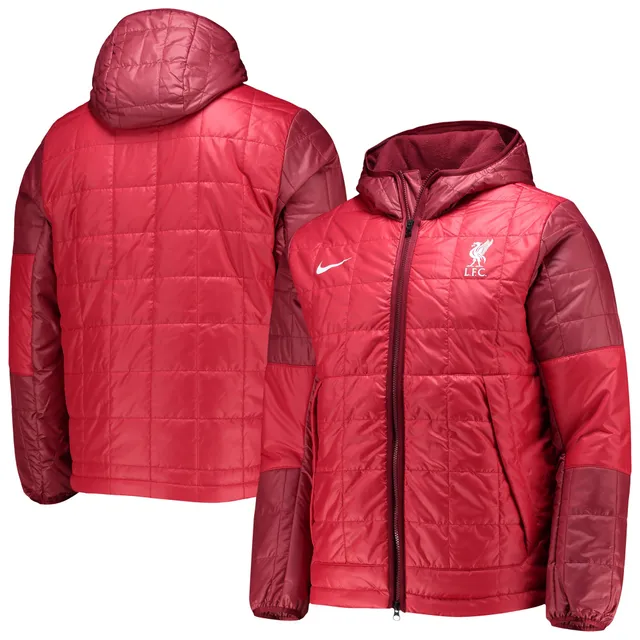 Liverpool Nike Winterized AWF Hoodie Full-Zip Jacket - Red