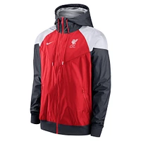 Men's Nike Red Liverpool Windrunner Hoodie Full-Zip Jacket