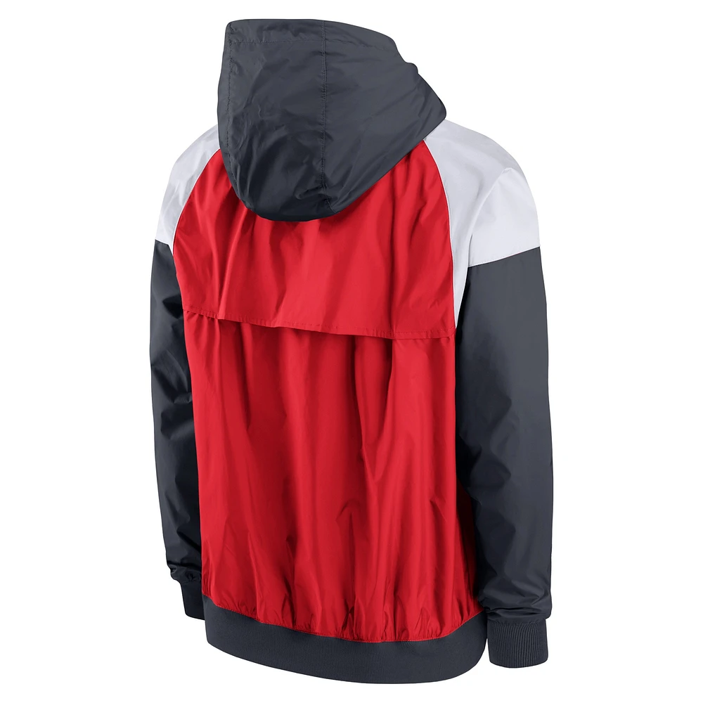 Men's Nike Red Liverpool Windrunner Hoodie Full-Zip Jacket