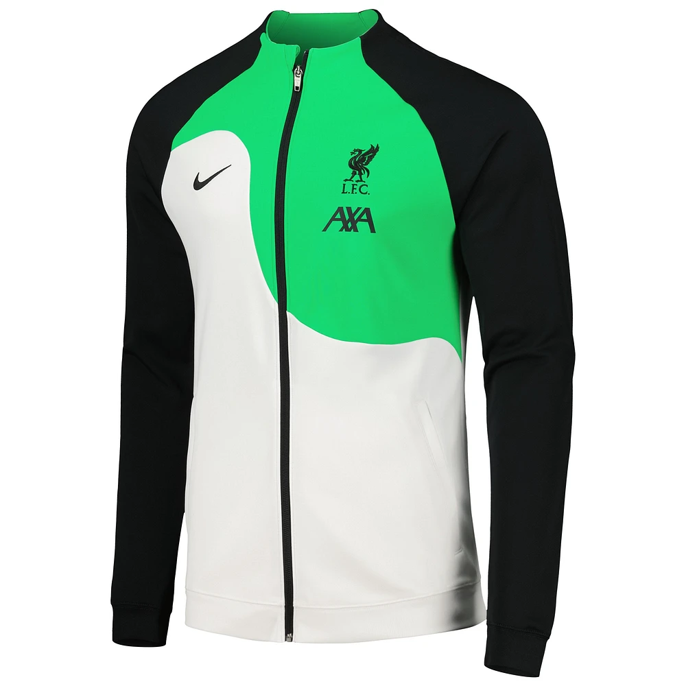 Men's Nike  White Liverpool 2023/24 Academy Pro Anthem Raglan Performance Full-Zip Jacket