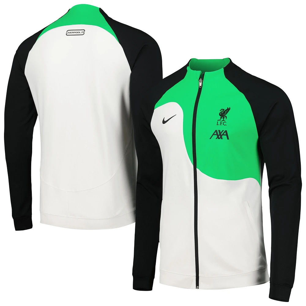 Men's Nike  White Liverpool 2023/24 Academy Pro Anthem Raglan Performance Full-Zip Jacket