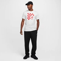 Men's Nike White Liverpool Checkered T-Shirt