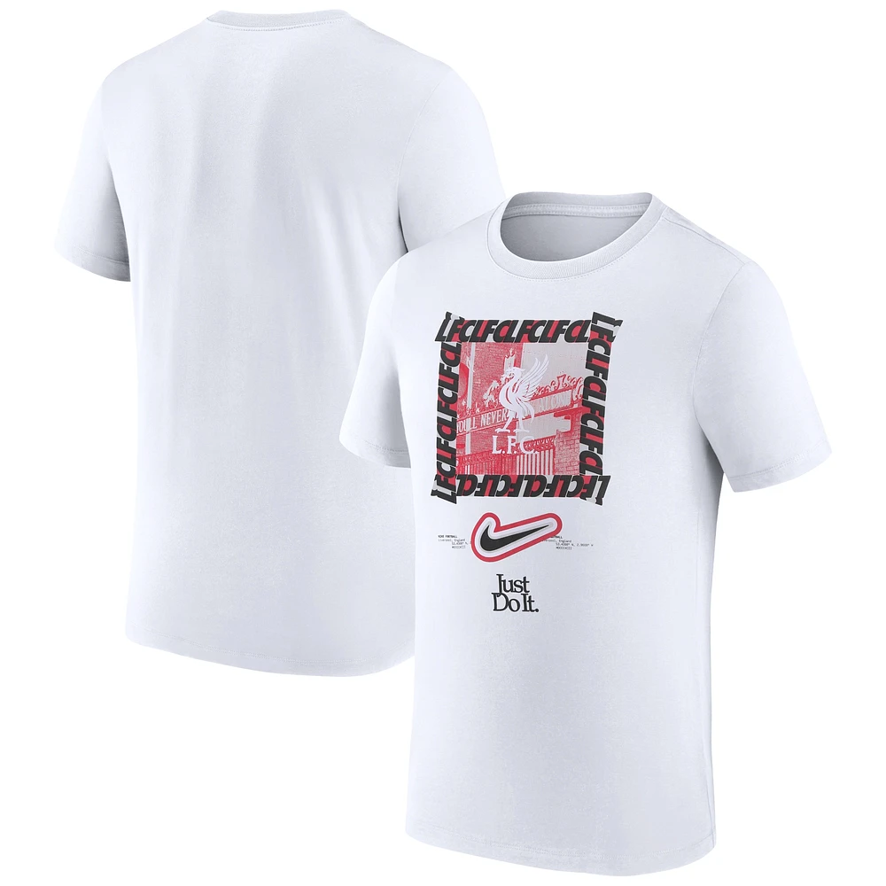 Men's Nike White Liverpool DNA T-Shirt