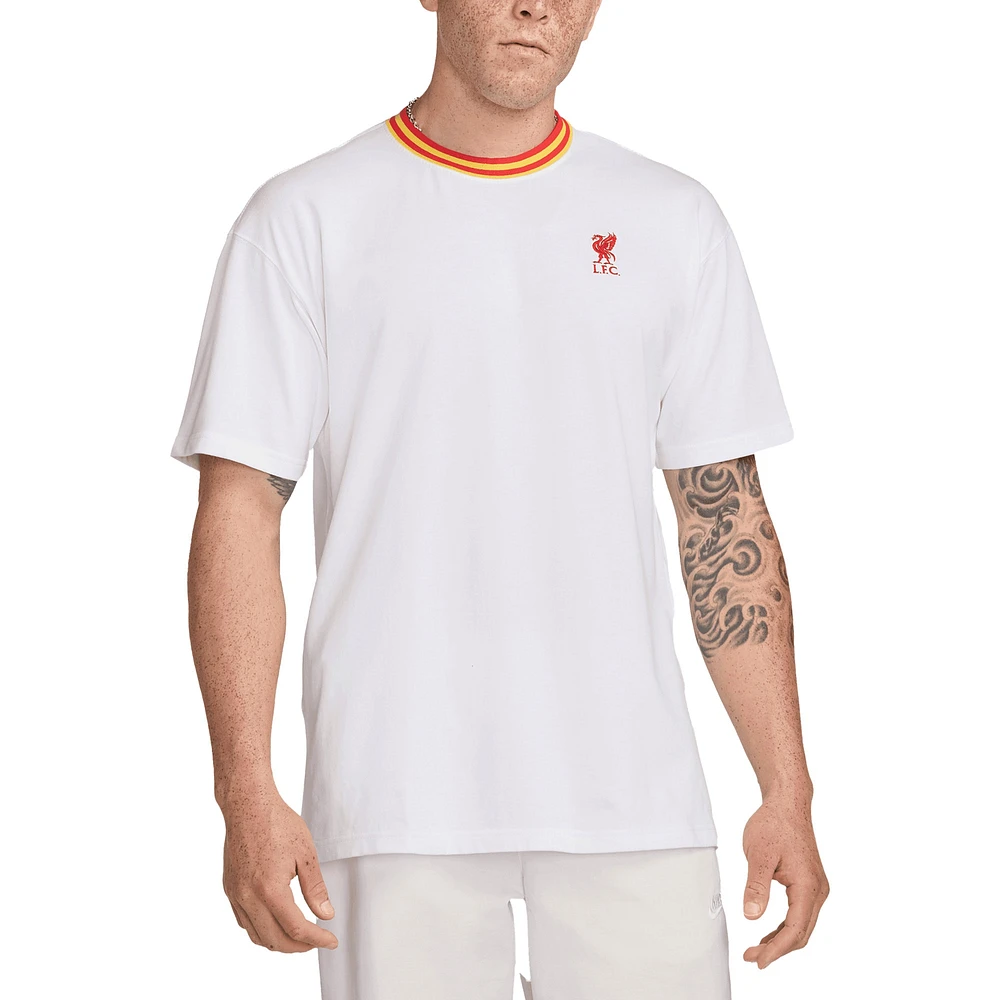 T-shirt Nike Liverpool Premium Essentials blanc pour homme