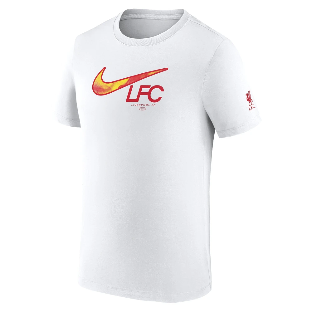 Men's Nike White Liverpool Swoosh T-Shirt