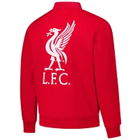 Men's Red Liverpool Supporter's Full-Snap Varsity Jacket