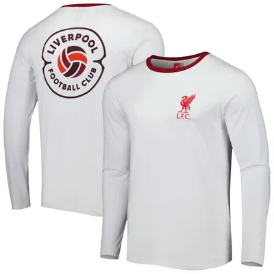 Liverpool Slogan Long Sleeve T-Shirt - White
