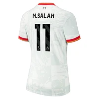 Maillot réplique Nike Mohamed Salah Liverpool 2024/25 blanc pour femme