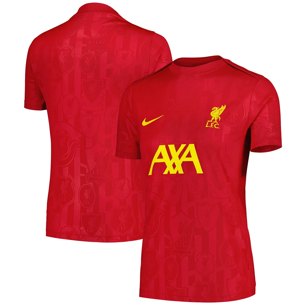 Women's Nike  Red Liverpool 2024/25 Academy Pro Pre-Match Top