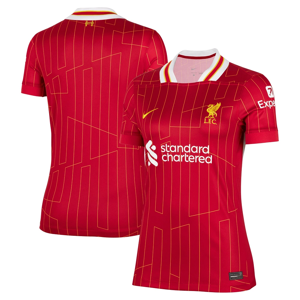 Maillot Nike rouge Liverpool 2024/25 domicile réplique pour femme