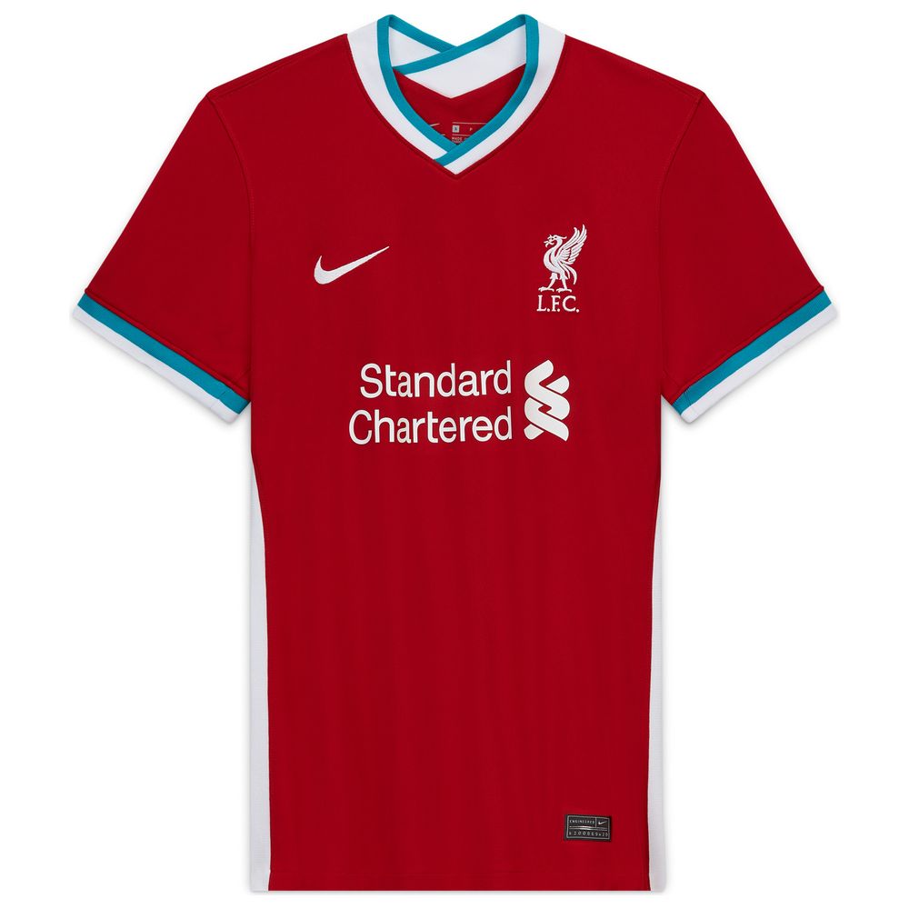 Women's Nike Thiago Alcântara Red Liverpool 2020/21 Home Replica Player Jersey