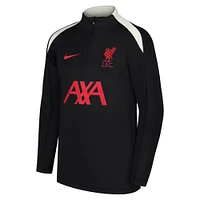 Youth Nike Liverpool 2024/25 Strike Drill Performance Quarter-Zip Pullover Top