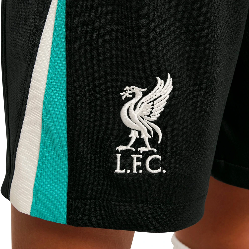 Short Nike bleu marine Liverpool 2024/25 Away Stadium pour jeune