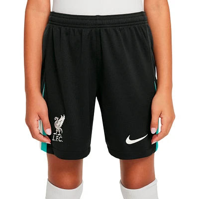 Short Nike bleu marine Liverpool 2024/25 Away Stadium pour jeune