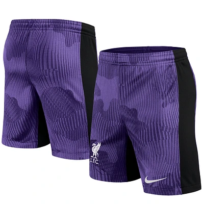 Short de performance pour enfant Nike Liverpool 2023/24 Third Stadium violet