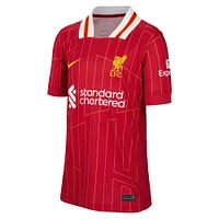 Youth Nike  Red Liverpool 2024/25 Home Replica Jersey