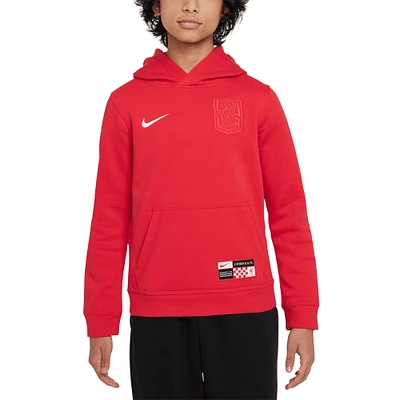 Sweat à capuche Nike Liverpool Club rouge pour jeunes
