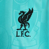 Youth Nike  Teal Liverpool 2024/25 Academy Pro Pre-Match Top