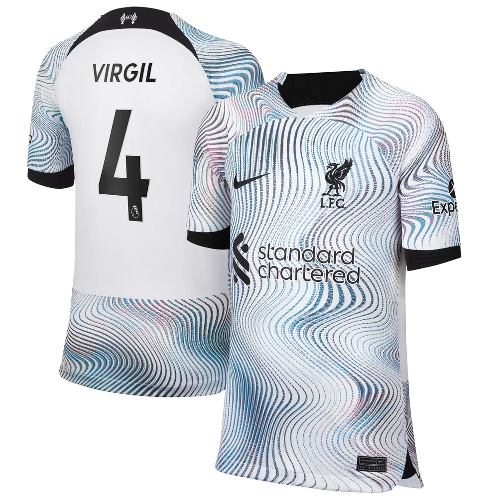 Men's Nike Virgil Van Dijk Red Liverpool 2022/23 Home Authentic Player Jersey Size: Small