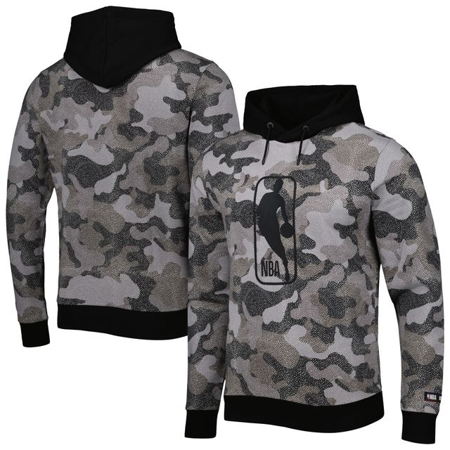 Sweat à capuche noir Hugo Boss NBA Camo pour homme