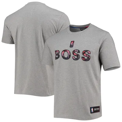 NBA Hugo Boss TBasket 2 T-Shirt - Heathered Gray