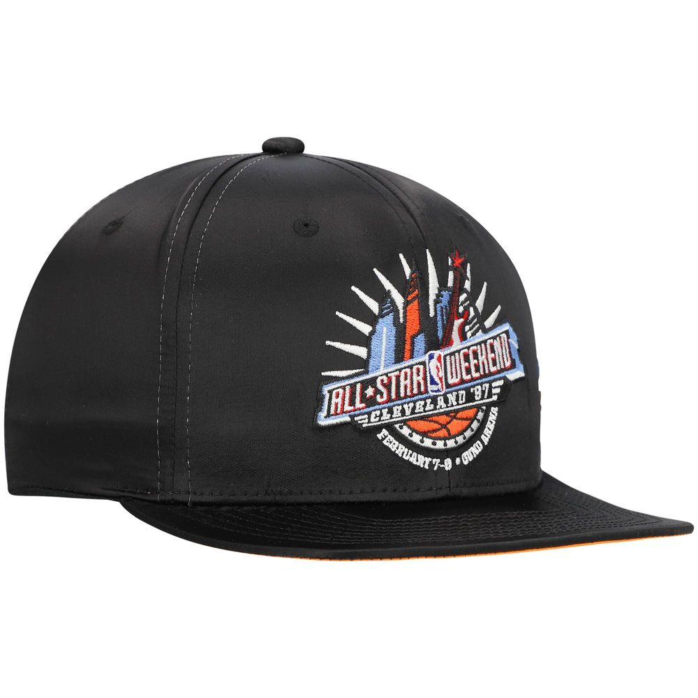 Men's Mitchell & Ness Black 1997 NBA All-Star Game Hardwood Classics Slick Back Snapback Hat