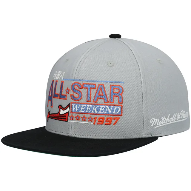 Men's Mitchell & Ness Red Philadelphia 76ers Hardwood Classics 1997 NBA All-Star  Weekend Top Star Snapback Hat