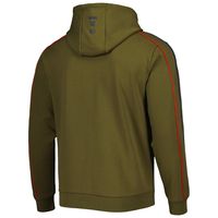 Men's NBA x Hugo Boss Olive Team Bounce Tri-Blend Pullover Hoodie